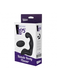 Черный вибромассажер простаты REMOTE BOOTY PLEASER - Dream Toys - в Бийске купить с доставкой