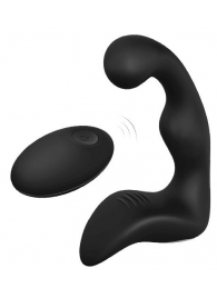 Черный вибромассажер простаты REMOTE BOOTY PLEASER - Dream Toys - в Бийске купить с доставкой