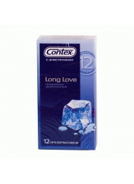 Презервативы с продлевающей смазкой Contex Long Love - 12 шт. - Contex - купить с доставкой в Бийске