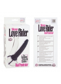 Насадка на пенис Silicone Love Rider Dual Penetrator для двойного проникновения - 14 см. - California Exotic Novelties - в Бийске купить с доставкой