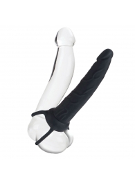 Насадка на пенис Silicone Love Rider Dual Penetrator для двойного проникновения - 14 см. - California Exotic Novelties - в Бийске купить с доставкой