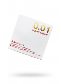 Супертонкий презерватив Sagami Original 0.01 - 1 шт. - Sagami - купить с доставкой в Бийске