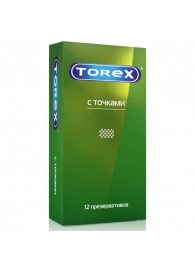 Текстурированные презервативы Torex  С точками  - 12 шт. - Torex - купить с доставкой в Бийске