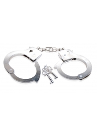 Металлические наручники Beginner s Metal Cuffs - Pipedream - купить с доставкой в Бийске