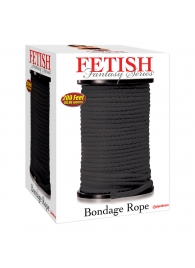 Черная веревка для связывания Bondage Rope - 60,9 м. - Pipedream - купить с доставкой в Бийске