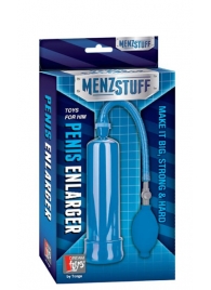 Синяя вакуумная помпа MENZSTUFF PENIS ENLARGER - Dream Toys - в Бийске купить с доставкой