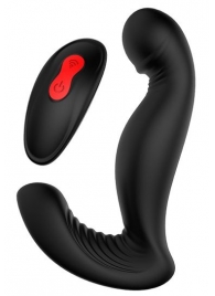 Черный вибромассажер простаты SWIRLING P-PLEASER - Dream Toys - в Бийске купить с доставкой