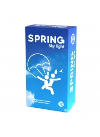 Ультратонкие презервативы SPRING SKY LIGHT - 12 шт. - SPRING - купить с доставкой в Бийске