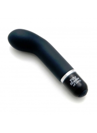 Черный силиконовый мини-вибратор Mini G-Spot Vibrator - 13,3 см. - Fifty Shades of Grey