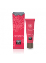 Возбуждающий интимный гель для двоих STIMULATION GEL Pomegranate   Nutmeg - 30 мл. - Shiatsu - купить с доставкой в Бийске