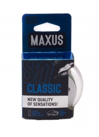 Классические презервативы в пластиковом кейсе MAXUS Classic - 3 шт. - Maxus - купить с доставкой в Бийске