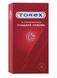 Презервативы Torex  Сладкая любовь  с ароматом клубники - 12 шт. - Torex - купить с доставкой в Бийске