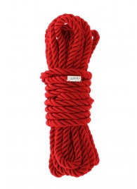 Красная веревка для шибари DELUXE BONDAGE ROPE - 5 м. - Dream Toys - купить с доставкой в Бийске