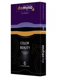 Разноцветные презервативы DOMINO Colour Beauty - 6 шт. - Domino - купить с доставкой в Бийске