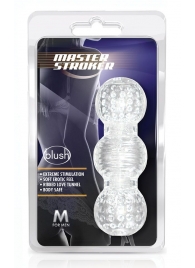 Прозрачный фигурный мастурбатор Master Stroker - Blush Novelties - в Бийске купить с доставкой