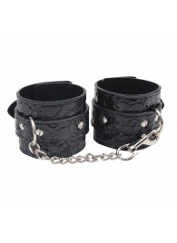 Черные наручники Be good Wrist Cuffs - Chisa - купить с доставкой в Бийске