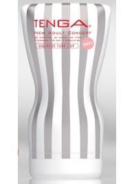 Мастурбатор TENGA Squeeze Tube Cup Soft - Tenga - в Бийске купить с доставкой