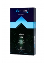 Презервативы увеличенного размера DOMINO Classic King size - 6 шт. - Domino - купить с доставкой в Бийске