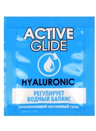 Лубрикант на водной основе Active Glide с гиалуроновой кислотой - 3 гр. - Биоритм - купить с доставкой в Бийске