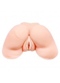 Телесная вибровагина Julie с 2 рабочими отверстиями - Baile - в Бийске купить с доставкой