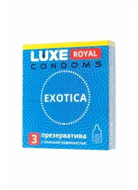 Текстурированные презервативы LUXE Royal Exotica - 3 шт. - Luxe - купить с доставкой в Бийске