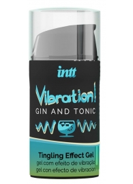 Жидкий интимный гель с эффектом вибрации Vibration! Gin   Tonic - 15 мл. - INTT - купить с доставкой в Бийске