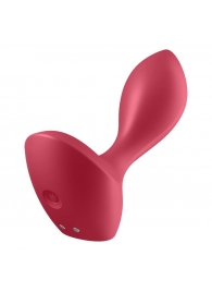 Красный вибромассажёр простаты Satisfyer Backdoor Lover - 14 см. - Satisfyer - в Бийске купить с доставкой