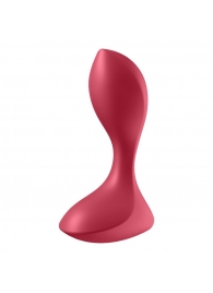 Красный вибромассажёр простаты Satisfyer Backdoor Lover - 14 см. - Satisfyer - в Бийске купить с доставкой