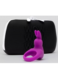 Фиолетовое эрекционное виброкольцо Happy Rabbit Cock Ring Kit - Happy Rabbit - в Бийске купить с доставкой