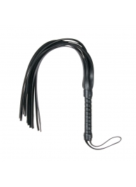 Черный флоггер Flogger Whip - 46 см. - Easy toys - купить с доставкой в Бийске