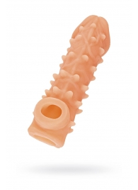 Телесная закрытая насадка с пупырышками Cock Sleeve Size S - 13,8 см. - KOKOS - в Бийске купить с доставкой Телесная закрытая насадка с пупырышками Cock Sleeve Size S - 13,8 см. - KOKOS - в Бийске купить с доставкой