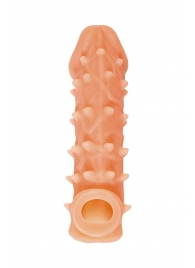 Телесная закрытая насадка с пупырышками Cock Sleeve Size S - 13,8 см. - KOKOS - в Бийске купить с доставкой Телесная закрытая насадка с пупырышками Cock Sleeve Size S - 13,8 см. - KOKOS - в Бийске купить с доставкой