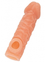 Телесная закрытая насадка с шершавой головкой Cock Sleeve Size S - 13,8 см. - KOKOS - в Бийске купить с доставкой Телесная закрытая насадка с шершавой головкой Cock Sleeve Size S - 13,8 см. - KOKOS - в Бийске купить с доставкой
