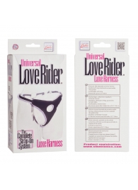 Трусы для страпона с универсальным креплением Universal Love Rider Luxe Harness - California Exotic Novelties - купить с доставкой в Бийске