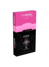 Презервативы с точками и рёбрышками DOMINO Classic Extase - 6 шт. - Domino - купить с доставкой в Бийске