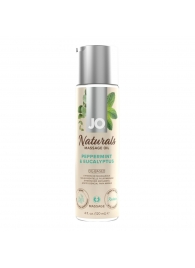 Массажное масло с ароматом перечной мяты и эвкалипта JO Naturals Peppermint   Eucalyptus - 120 мл. - System JO - купить с доставкой в Бийске