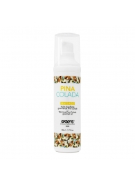 Разогревающее массажное масло с ароматом пина колада Gourmet Pina Colada - 50 мл. - Exsens - купить с доставкой в Бийске
