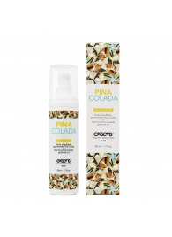 Разогревающее массажное масло с ароматом пина колада Gourmet Pina Colada - 50 мл. - Exsens - купить с доставкой в Бийске