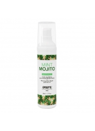 Разогревающее массажное масло с ароматом мохито Gourmet Mint Mojito - 50 мл. - Exsens - купить с доставкой в Бийске