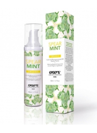 Разогревающее массажное масло Gourmet Spearmint Organic с органическими ингредиентами - 50 мл. - Exsens - купить с доставкой в Бийске