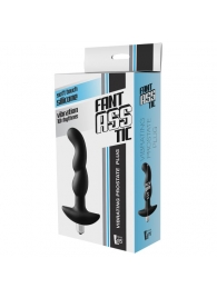 Черная вибропробка для простаты FantASStic Vibrating Prostate Plug - 14,5 см. - Dream Toys - в Бийске купить с доставкой