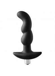 Черная вибропробка для простаты FantASStic Vibrating Prostate Plug - 14,5 см. - Dream Toys - в Бийске купить с доставкой