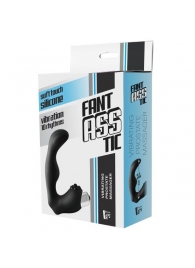 Черный вибромассажер простаты FantASStic Vibrating Prostate Massager - 11,3 см. - Dream Toys - в Бийске купить с доставкой