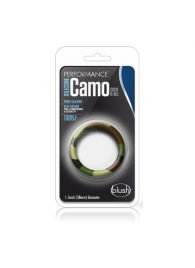 Эрекционное кольцо камуфляжной расцветки Silicone Camo Cock Ring - Blush Novelties - в Бийске купить с доставкой