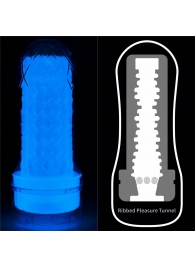 Светящийся в темноте мастурбатор Lumino Play Masturbator Ribbed - Lovetoy - в Бийске купить с доставкой