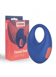 Синее эрекционное кольцо RRRING Casual Date Cock Ring - FeelzToys - в Бийске купить с доставкой