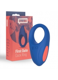 Синее эрекционное кольцо RRRING First Date Cock Ring - FeelzToys - в Бийске купить с доставкой