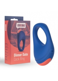 Синее эрекционное кольцо RRRING Dinner Date Cock Ring - FeelzToys - в Бийске купить с доставкой