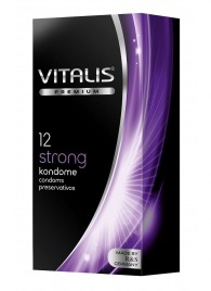 Презервативы с утолщённой стенкой VITALIS PREMIUM strong - 12 шт. - Vitalis - купить с доставкой в Бийске