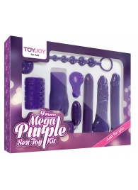 Эротический набор Toy Joy Mega Purple - Toy Joy - купить с доставкой в Бийске